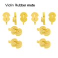 thumbnail image 1 of New 10 Pcs Violin Soft Mute Rubber Mute Fiddle Silencer Volume Control Practice, 1 of 5