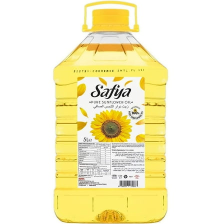 100% Pure Sunflower Oil, (5 L) 1.32 Gallon