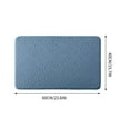 thumbnail image 3 of JeashCHAT Bath Mat Rug 24"x16" Ultra Soft Non Slip Absorbent Bathroom Rug Machine Washable Bath Rug Carpet for Bathroom Floor, Tub and Shower, Blue, 3 of 6