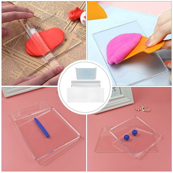 LITINKIMI Clear Acrylic Clay Roller for Handicrafts and Modeling, Ideal for Hobbyists, 1 Piece Tool for Crafting