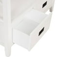 thumbnail image 5 of Resenkos 36'' Farmhouse Pine Wood Console Table Entry Sofa Table with 4 Drawers & 1 Storage Shelf for Entryway Living Room, Antique White, 5 of 14