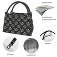 thumbnail image 4 of Easygdp Visages du Chat Sac à Lunch Isolé Réutilisable à Bandoulière pour Bureau, 4 of 6
