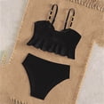 thumbnail image 7 of Splozh Teen Girls 2 Piece Swimsuit Cute Bikini Sets Fashion for 5-14 Years, Bathing Suits for Teens Tween Girls Summer Holiday Black,9-10 Years, 7 of 7