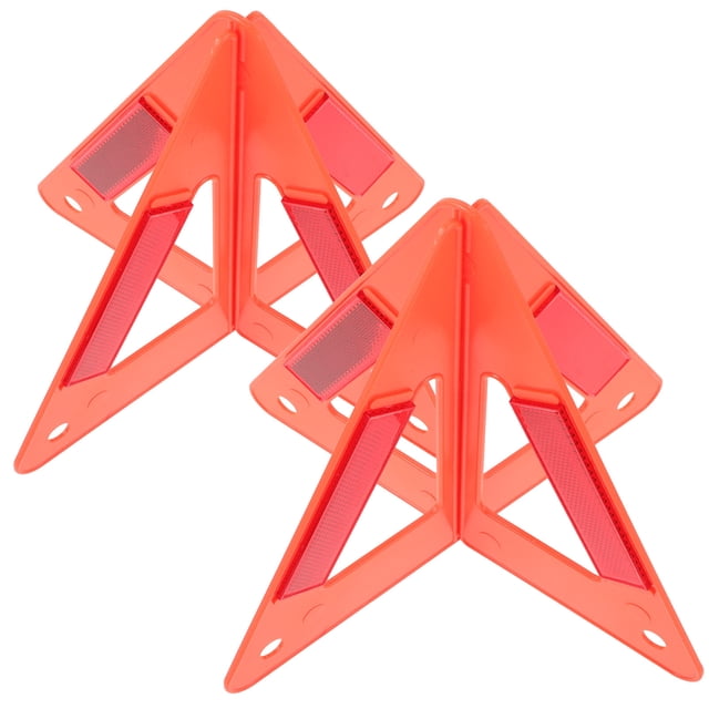 OUNONA Ensemble de 2 Triangles d'Avertissement pour la Sécurité Automobile et Routière et l'Utilisation d'Urgence