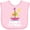 AD-Pink, variant on Inktastic Daddys First Mate Girls Nautical Sailboat Girls Baby Bib