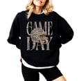 thumbnail image 6 of Game Day Camo Football Crewneck Sweatshirt for Men and Women, Army Green Sweatshirt, M, 6 of 8