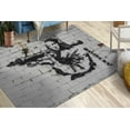 thumbnail image 3 of Banksy Rug, Office Decor Rugs, Popular Rugs, Mona Lisa Rugs, Street Rug, Entryway Rug, Stair Rugs, Painting Rugs, Graffiti Rug, Wedding Rugs, 3.9'x5.9' - 120x180 cm, 3 of 8