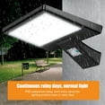 thumbnail image 3 of Labymos Solar-Powered Outdoor LED Street Light with Remote Control and Motion Sensor, Energy-Efficient, White/Warm White, 90 LEDs, 3W, 552.2LM, Black, PET Polysilicon, 8.5H Charging, 3 of 6