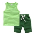 thumbnail image 3 of Leey-World Baby Boy Summer Outfit Pencil Ruler Embroidery T Shirt Tops Short 2 Pcs Set Toddler Boy Back To School Clothes 18 24 Months 2T 3T 5T Summer Outfit(Light Green,4-5 Years), 3 of 3