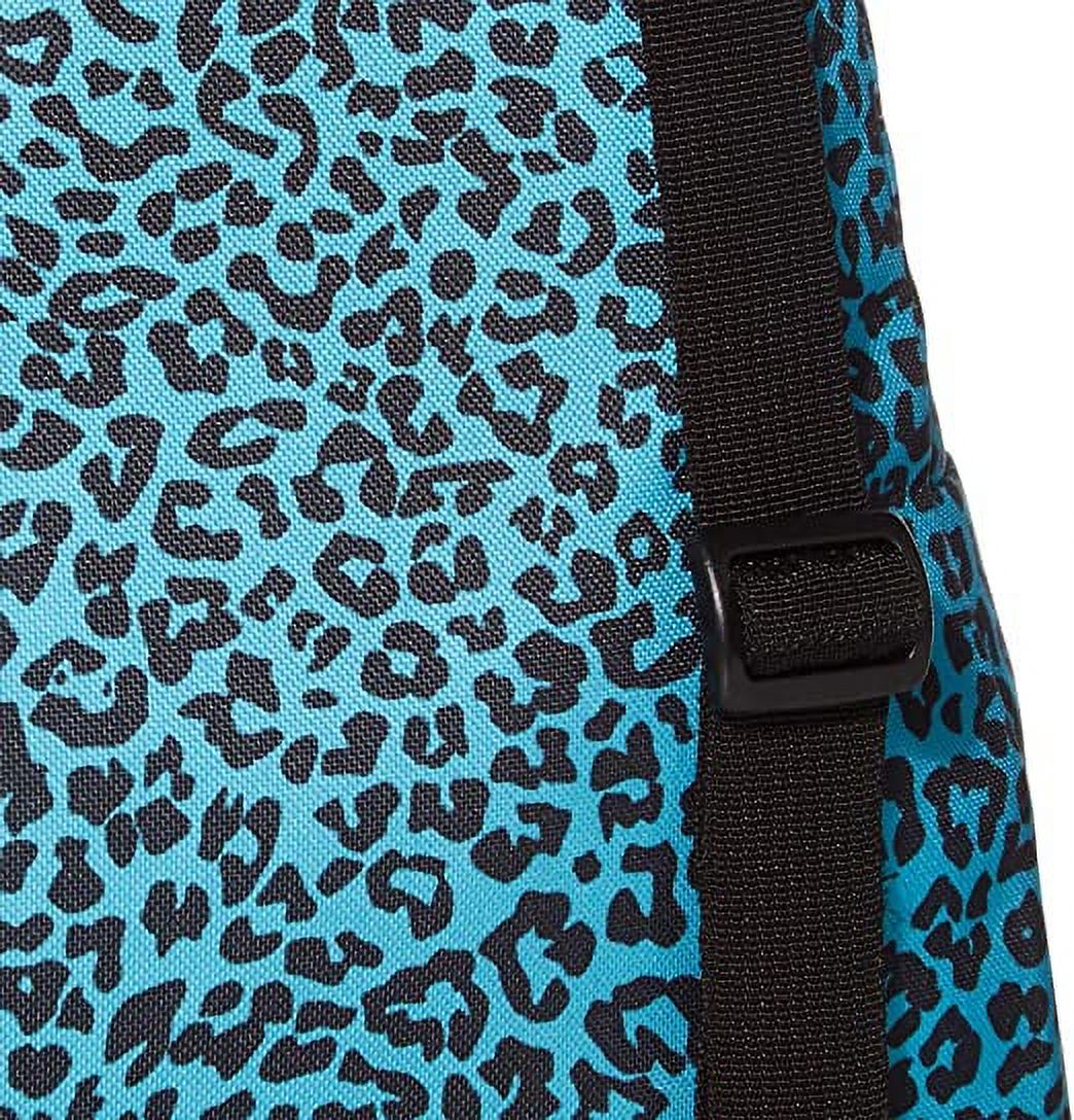 JanSport Half Pint Mini Backpack - Peacock Blue Leopard Life - image 3 of 6