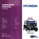 thumbnail image 5 of Generador Portátil Hyundai 5500w con motor 10 Hp 110v/220v, 5 of 10