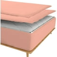 thumbnail image 2 of DNG Creations Zipper Fitted Sheet ( Includes - 1 Elastic Fitted Sheet & 2 Base Sheet has Zipper ) 100% Egyptian Cotton 8 Inch Deep Pocket (Solid Peach - Twin ), 2 of 9