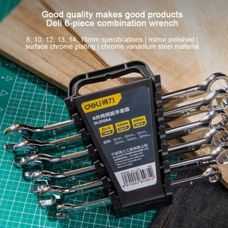 

Clearance!Ratcheting Wrenches 6 Pcs Gearwrench Ratcheting Combination Wrench Set 0.24-0.59inch with Rack Organizer Our standard in safety for combination wrench sets from gear to tip