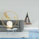 thumbnail image 2 of Estatua de bola de cristal, escultura de , adorno de resina, figura decorativa para el hogar, base estable, ideal para regalar en la oficina, el, 2 of 8