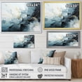 thumbnail image 4 of Designart "Icy Floral Elegance III" Abstract Shapes Canvas Prints, 4 of 7