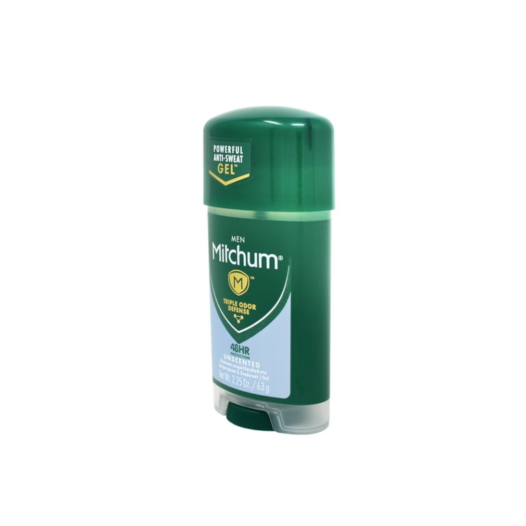 Pack of (6) Mitchum Gel Unscented Anti-Perspirant Deodorant