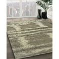 thumbnail image 3 of Ahgly Company Machine Washable Indoor Rectangle Industrial Modern Sand Brown Area Rugs, 2' x 5', 3 of 7