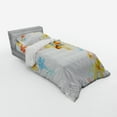 thumbnail image 3 of Ambesonne Retro Bedding Set 4 Pcs, Vintage Spring Dragonfly, Queen, Multicolor, 3 of 3