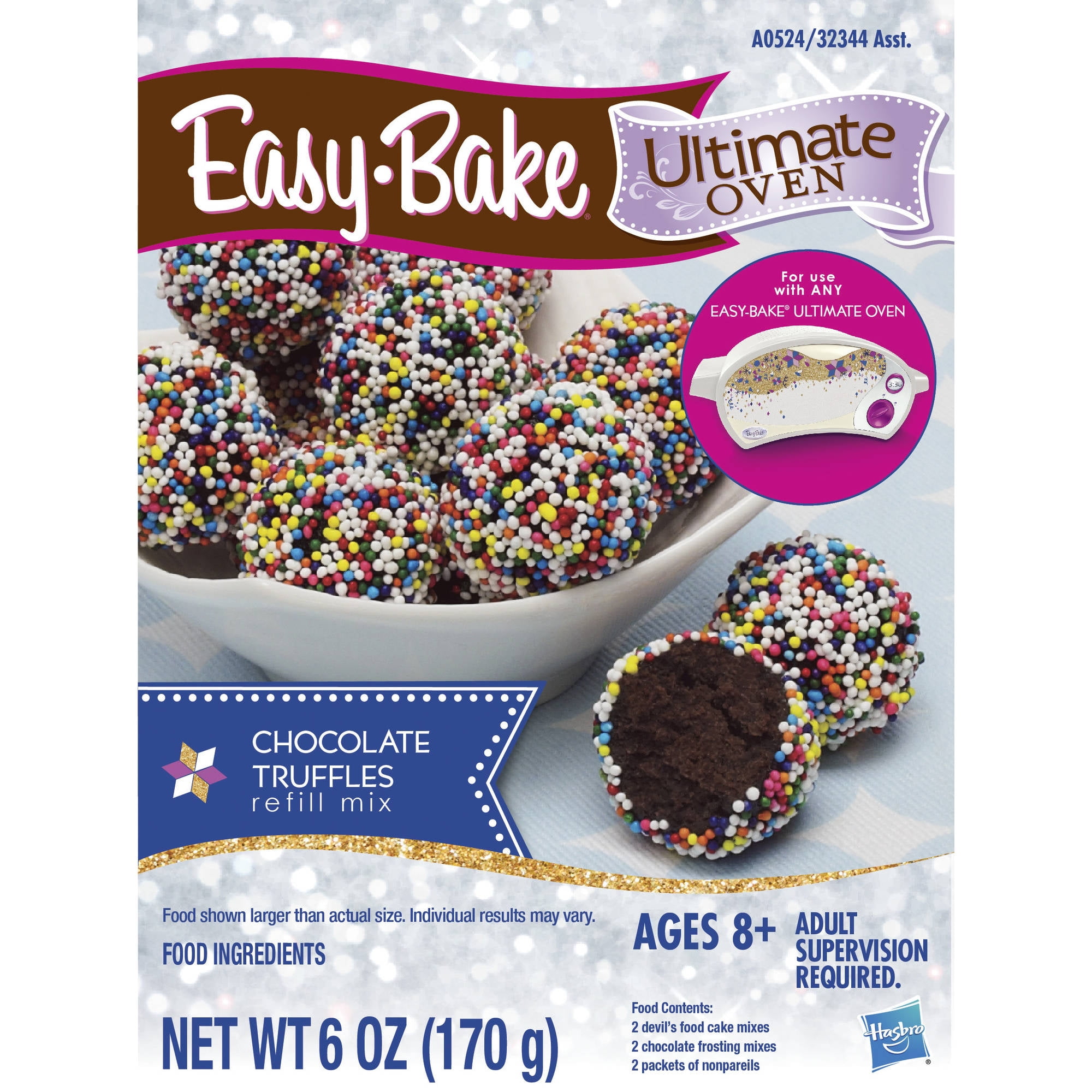 EASY BAKE ULTIMATE OVEN CHOCOLATE TRUFFLES REFILL MIX PACK NEW IN PACKAGE 