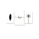 thumbnail image 1 of set de cuadros love b & w lienzo by suma 3 piezas ( 1 piezas de 120 x 80 cm y 2 piezas 90 x 60 cm ), 1 of 2