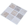 thumbnail image 3 of 18Pcs Mosaic Tile Transfer, Waterproof Tile Sticker Mosaic Self Adhesive Stick Self Adhesive DIY Backsplash Stick on  Wall Tiles for Kitchen and Bathroom, 3 of 8