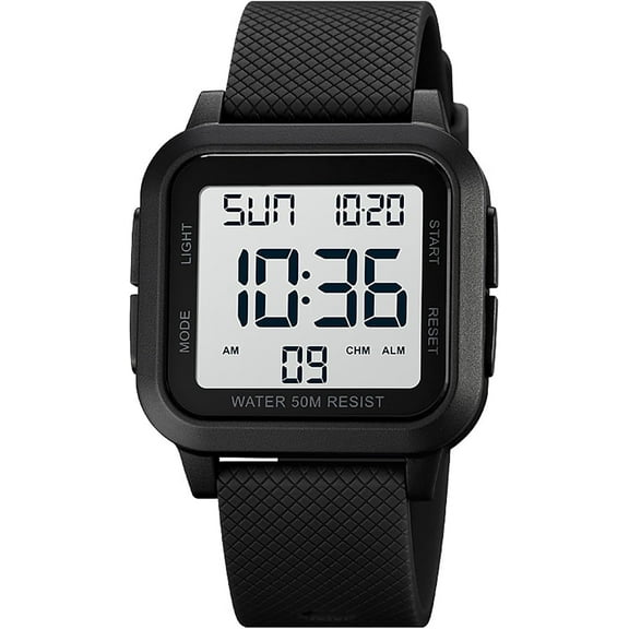 Unisex LED Digital Watch Women Men Digital Sports Watch Fashion Simple Luminous Waterproof Watch