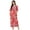 Red, variant on Women's Printed Jumpsuit, V-Neck Sleeveless Wide Leg Loose Boho Style Jumpsuits