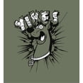 thumbnail image 5 of Scooby-Doo Yikes Adult Olive Long Sleeve Hoodie-Medium, 5 of 5