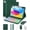 Dark Green, variant on Magnetic Keyboard Mouse Combo Folio with RGB Backlight Keypad & Pen Slot for iPad 10 / iPad 11 A16, iPad Air 4 / Air 5, iPad Air 11 M2/M3/M4,Blue