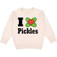 thumbnail image 2 of Inktastic I Heart Pickles Toddler Sweatshirt, 2 of 4