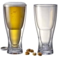thumbnail image 1 of Prodyne BG2 Verre à Bière HOPSY-TURVY à l'Envers, Lot de 2, 1 of 1
