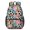 Pioneer Flower Floral Print Pattern-1, variant on Pioneer Flower Floral Print Pattern 17" School Backpacks for Teens,Waterproof Oxford Fabric,S-Shape Padded Straps for School,Travel,Hiking,Camping