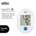 thumbnail image 3 of Braun ExactFit 1E Upper Arm Blood Pressure Monitors for Home Use, FSA & HSA Eligible, BUA4000US, 3 of 9