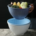 thumbnail image 6 of Dolsrinksys Large Mixing bowls 5-Quart 169oz - Plastic Salad/Mixing/Serving Bowl 1 pack, 6 of 7