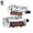 Silvery, variant on Aluminum Alloy Bicycle Pedals, Flat Design, Lightweight & Durable, Easy Install, 1 Pair