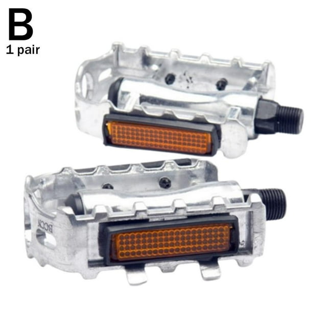 Bicycle Aluminum Pedal Lightweight Absorb Shocks Avoiding Foot Pain E3B9