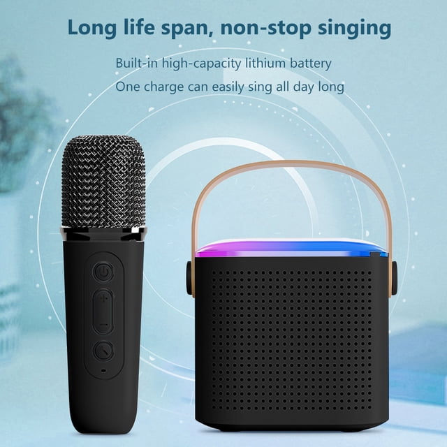 Y1 Portable Speaker System Stereo Sound Bluetooth-Compatible 5.3 (Black 1 to 1)