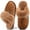 Brown, variant on Ecetana Slippers for Women Memory Foam Fluffy Soft Lined Warm Slip On House Shoes