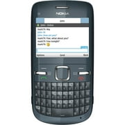 Nokia C3 55 MB Feature Phone, 2.4" LCD320 x 240, Slate Gray