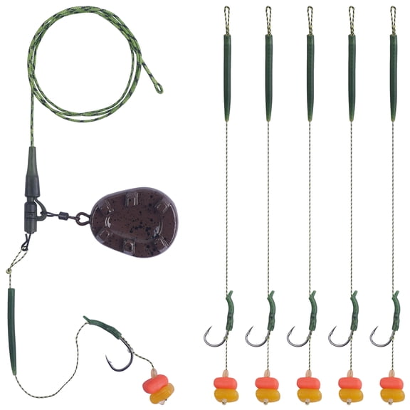 Hand Made Carp Fishing Rigs Terminal Hair Rig Chod Helicopter Rig Weights Fish Hooks Swivels Clip Setup Boilie Bait Rigs Carp Fishing Accessories Equipment