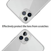 Apple iPhone 11 PRO MAX/ 11 PRO Camera Lens Protector Metal Frame Anti-Scratch Screen Protector Back Rear Camera Lens Case Friendly [SILVER] for Apple iPhone 11 Pro Max/ 6.1, iPhone 11 Pro /5.8