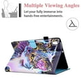 thumbnail image 3 of Case for Lenovo Tab M10 HD 2nd Gen 10.1 inch 2020, TB-X306X/X306F Cover, Allytech Shockproof PU Leather & TPU Back Anti-Scratch Folio Stand Auto Wake Sleep Case with Pen/Card Holder, Colorful Cat, 3 of 6