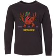 thumbnail image 3 of Inktastic Mardi Gras Come at Me Breaux Crayfish Long Sleeve Youth T-Shirt, 3 of 5