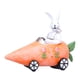 thumbnail image 2 of Adorno de resina de conejo de PascuaCarrot Carrot • Figurita de sobremesa • Naranja blanco 6,3x7,87x3,15 in • Decoración de mesa, centro de mesa con repisa, regalo, 2 of 6