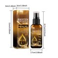 thumbnail image 4 of Fiudx Liquidación De Ahorros De Verano Biotina, Producto Nutritivo Para Suavizar El Cabello, Aceite Esencial Para El Cabello De Reparación Rápida De Biotina, 30Ml, 4 of 6