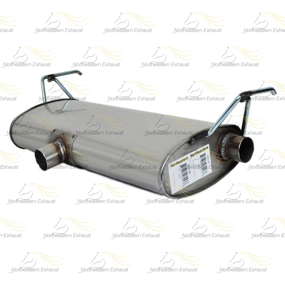 Stainless Steel Cat-Back Exhaust System Kit Fits 2008-2012 Chevrolet Malibu 2.4L & 2008-2010 Chevrolet Malibu 3.5L - Direct Fit