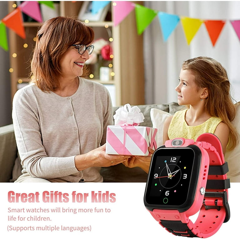 Relógio Smartwatch Criança SPOTYKIDS Jogos e Músicas (Rosa)