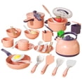 thumbnail image 5 of Kids Kitchen Toy Set, Pretend Play Cooking Set, Chef Role Play Toy, 38Pcs Safe ABS Plastic Kitchen Accessory Kit, Smooth Wearable Washable Simulation Playset, for Kids Over 4 Years Old, 5 of 9