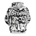 thumbnail image 3 of Custom Batman Sweatshirts Sportswear Hoodies Pullovers Drawstring sweatshirts Casual Sports Fitness Fashion Simple Long sleeves Spring Autumn Winter Jackets Unisex Gifts, 3 of 4