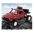 thumbnail image 2 of Rc Truck, 1:16 Scale Remote Control Car 4WD RC Vehículos todoterreno High ​​ Vehículo Electric Hobby Toys rojo Sunnimix Juguete RC 4WD Pickup Truck, 2 of 8